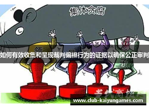 如何有效收集和呈现裁判偏袒行为的证据以确保公正审判