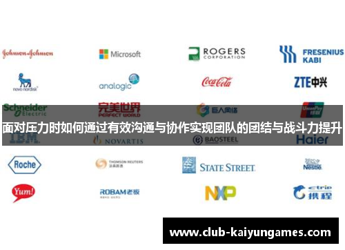 面对压力时如何通过有效沟通与协作实现团队的团结与战斗力提升